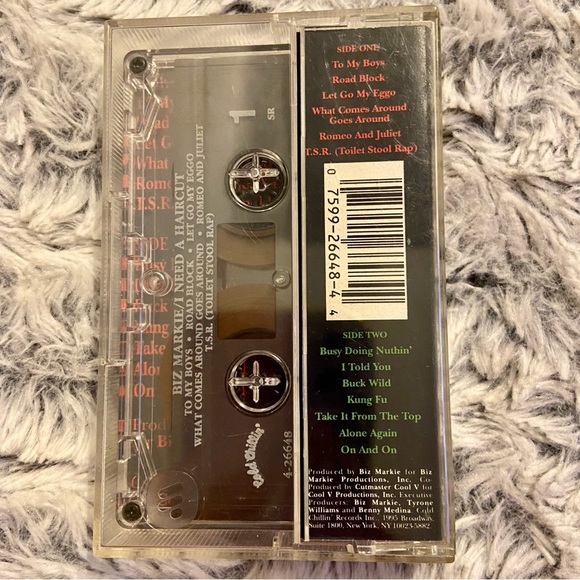 Biz Markie I Need A Haircut RARE VINTAGE Cassette Tape - Picture 2 of 3